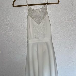 Francesca’s White Graduation/Any Event Dress :)